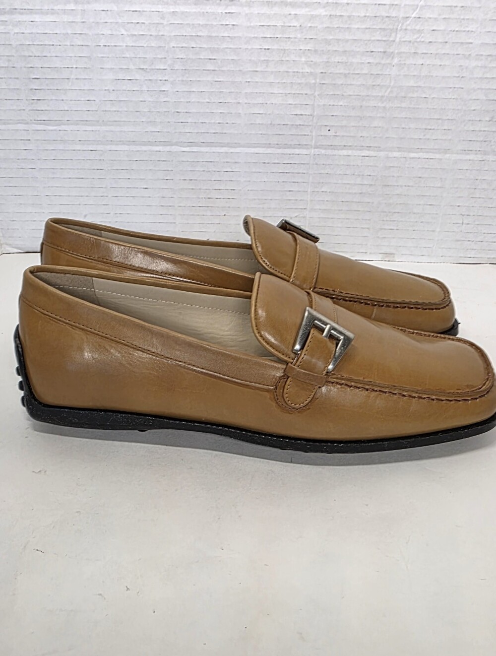 Stuart Weitzman Buckle Loafers Sz 6